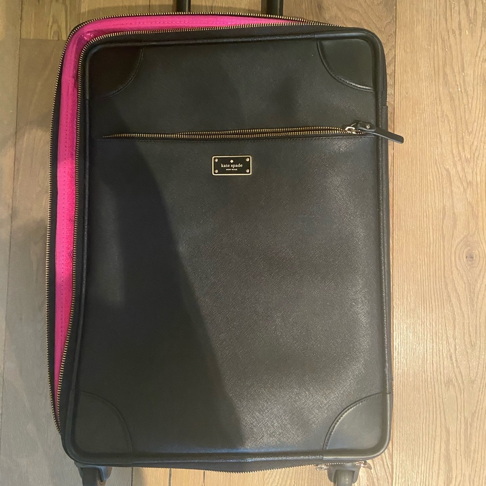 Kate Spade Carry On Luggage (zipper needs fix)
